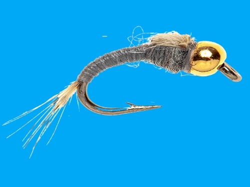 Beadhead WD 40, Gray(12 Flies)